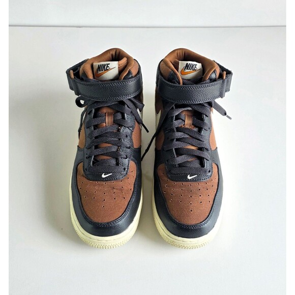 NIKE Air Force 1 Mid 07 LX Certified Fresh Pecan Men\'s Sz 8 41 Brown Black White main image 15